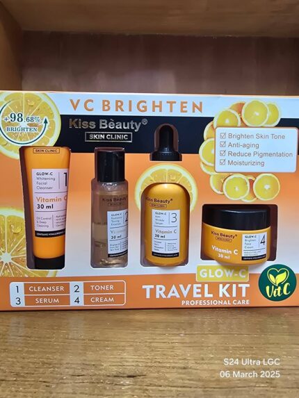 Kiss Beauty Glow C Vitamin C Based Brightening Skin Cream Set